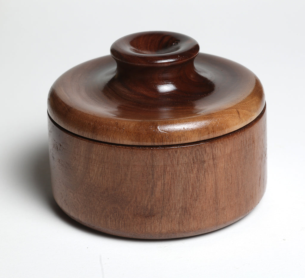 B-4 Walnut Lidded Bowl
