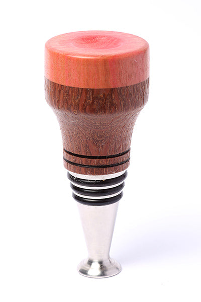 Leopardwood & Pink Ivory Stopper